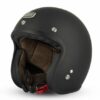 CASCO MOTO JET VINTAGE 3 BOTTONI S250  MAT BLACK
