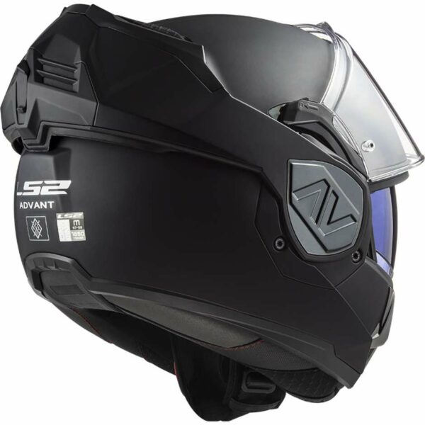 CASCO MOTO MODULARE  P/J LS2 FF906 ADVANT SOLID NERO OPACO