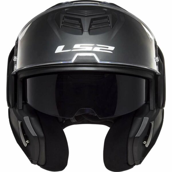 CASCO MOTO MODULARE  P/J LS2 FF906 ADVANT SOLID NERO OPACO