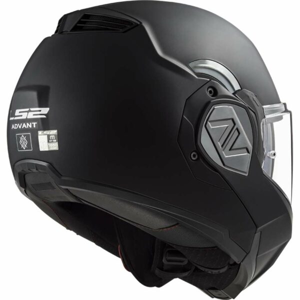 CASCO MOTO MODULARE  P/J LS2 FF906 ADVANT SOLID NERO OPACO