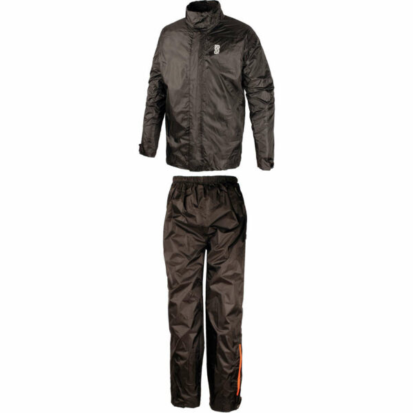 Completo Antipioggia 2 Pezzi OJ R028, Atmosfere System Set Nero