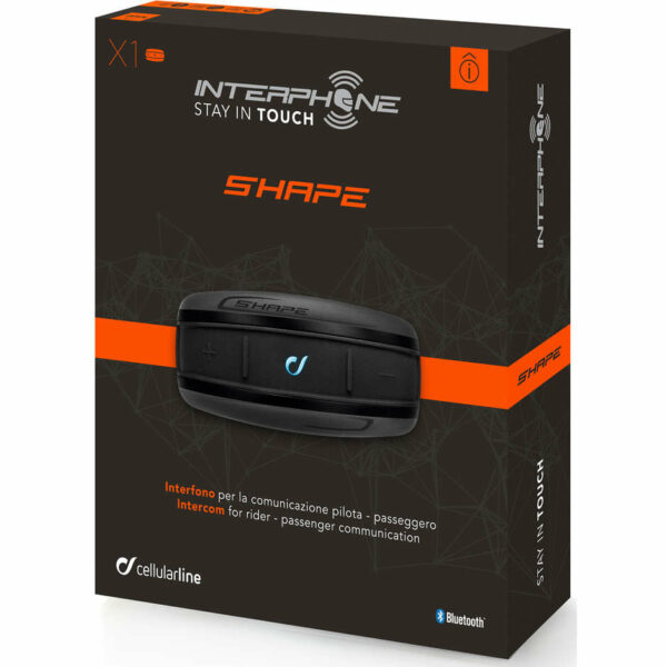 Infterfono Moto Bluetooth Cellular Line SHAPE Kit Singolo
