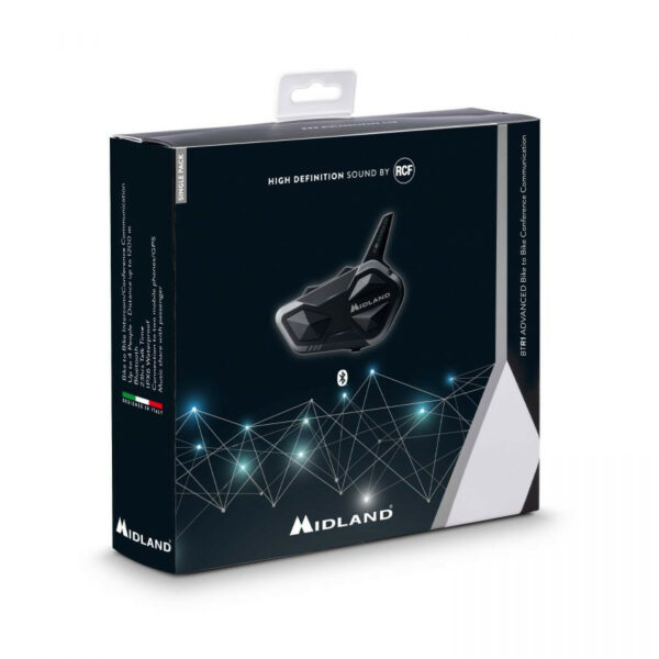 Interfono Bluetooth Midland BT R1 ADV Singolo