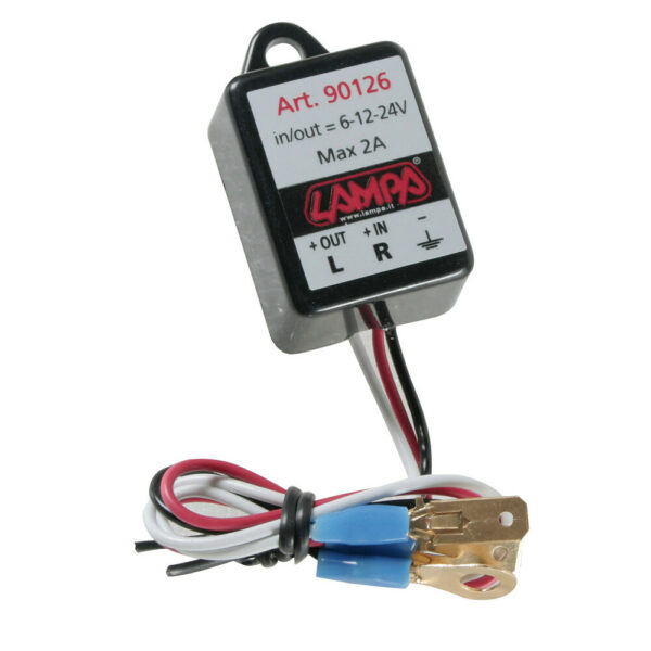 Lampa Art 90126 Flasher, intermittenza elettronica - 6/12/24V - 2A