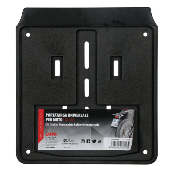 Lampa Art 90143 Portatarga universale moto