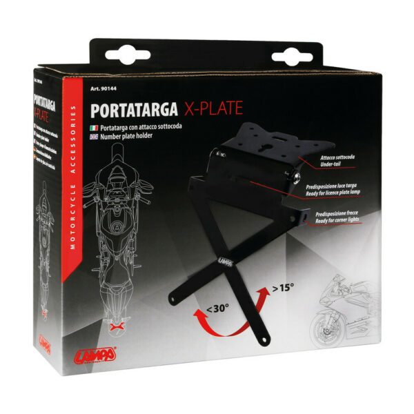 Portatarga Lampa X-plate Art 90144