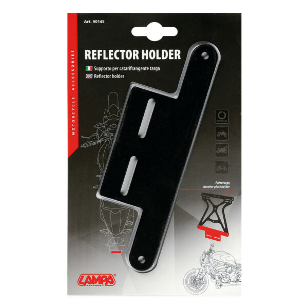 Supporto per catarifrangente targa - Type 2 Lampa Art 90145