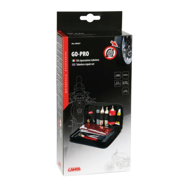 Kit Riparazione Tubeless Go-Pro, Lampa Art 90237