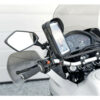 Supporto Moto Porta Smartphone Lampa Opti Mirror Con Morsetto 9-14 mm