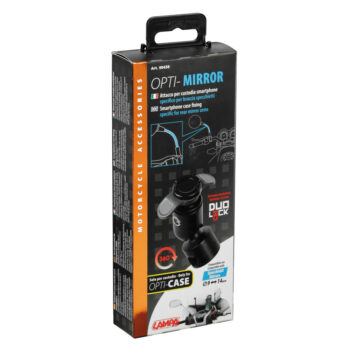 Supporto Moto Porta Smartphone Lampa Opti Mirror Con Morsetto 9-14 mm