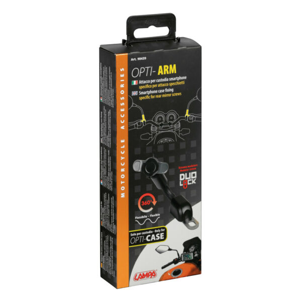 Optiline Art 90439, Arm, supporto a braccio flessibile con attacco ad asola