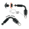 Optiline Art 90439, Arm, supporto a braccio flessibile con attacco ad asola