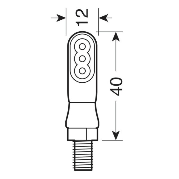 INDICATORI LAMPA NANO ,DIREZIONI A LED - 12V LED
