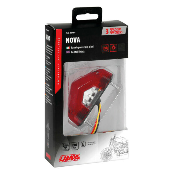 Lampa Art 90484,Nova, fanale posteriore a 9 Led 12V