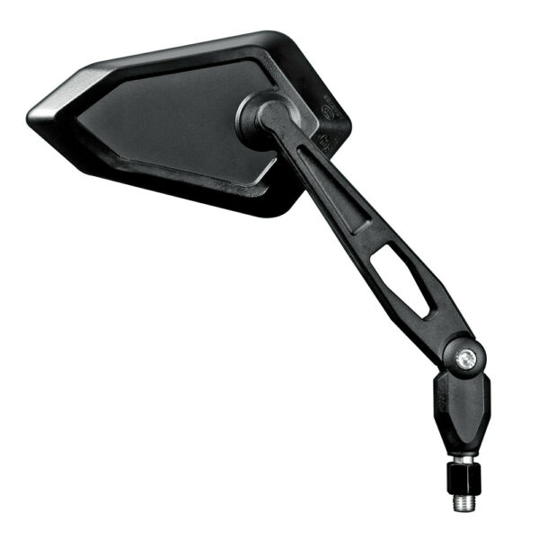 Coppia Specchietti Moto Lampa Modello Jax da 10mm Nero
