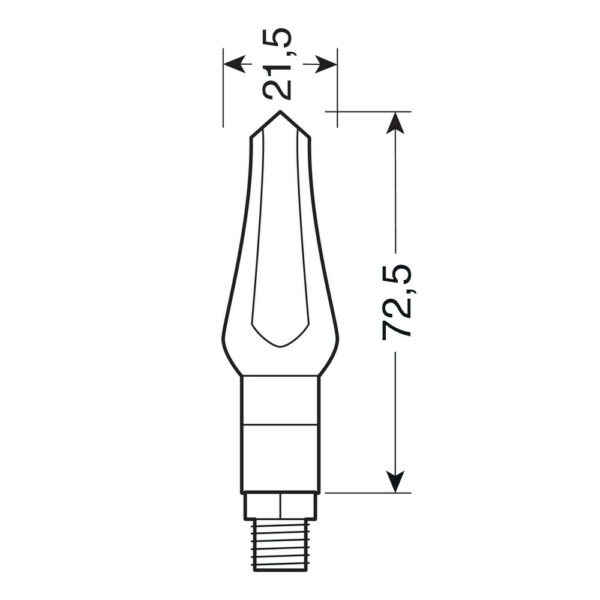 Lampa Art 90493, Zephyr, indicatori direzione a Led - 12V LED