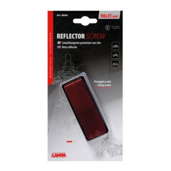 Lampa Art 90530 ,Catarifrangente posteriore con vite - 90x35 mm - Rosso