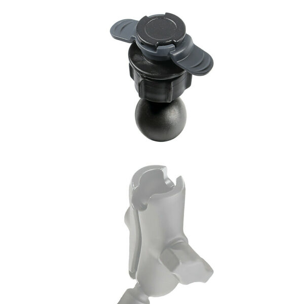 Optiline Art 90555, Titan Ball Head, Connettore DuoLock con sfera da 25 mm / 1”