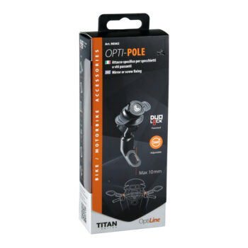 Optiline Art 90562 ,Titan Pole, supporto con attacco per specchietti o viti passanti