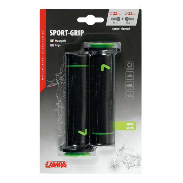 MANOPOLE Lampa Art 90582, Sport-Grip, manopole universali - Verde