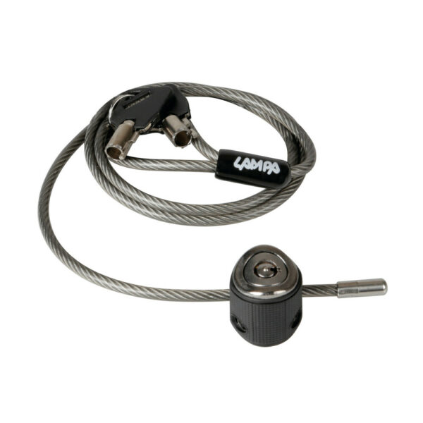 Lucchetto Antifurto Con cavo di sicurezza 90cm Lampa 90601