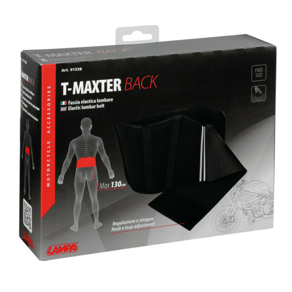 FASCIA LOMBARE ELASTICA LAMPA Art 91328, T-Maxter Back,