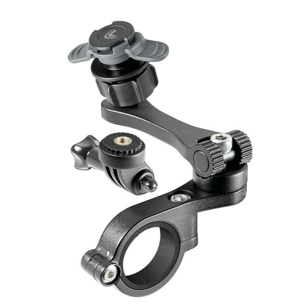 Optiline Art 91595, Titan Combo Pro, supporto con attacco per manubrio ad alta resistenza