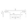 Lampa Art 91640, Supporto per catarifrangente targa - Type 1