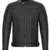Giubbotto Moto  Gasoline Uomo Pelle MORBIDISSIMA GT TROPHY