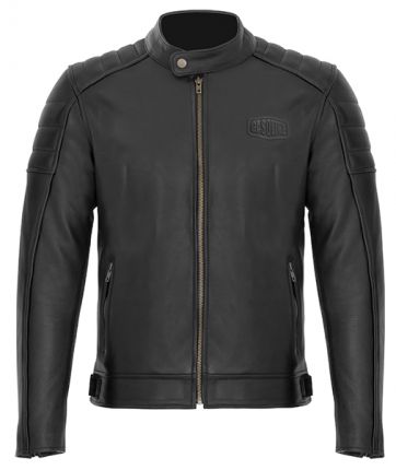 Giubbotto Moto  Gasoline Uomo Pelle MORBIDISSIMA GT TROPHY