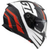 Casco Moto Integrale In Fibra Premier DEVIL GT92 BM Nero Bianco Rosso Opaco