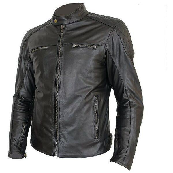 Giubbotto Moto  Gasoline Uomo Pelle MORBIDISSIMA GT TROPHY