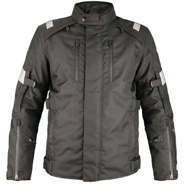 Giacca Moto Tecnica 4 stagioni, 100% impermeabile Specifica Uomo NERO