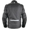 Giacca Moto Tecnica 4 stagioni, 100% impermeabile Specifica Uomo NERO