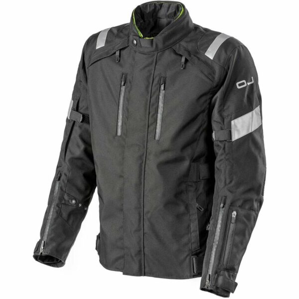 Giacca Moto Tecnica 4 stagioni, 100% impermeabile Specifica Uomo NERO