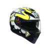 CASCO MOTO AGV K3 SV E2205 MULTI - BUBBLE BLUE/WH/YELLOW FLUO