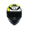 CASCO MOTO AGV K3 SV E2205 MULTI - BUBBLE BLUE/WH/YELLOW FLUO