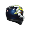 CASCO MOTO AGV K3 SV E2205 MULTI - BUBBLE BLUE/WH/YELLOW FLUO