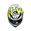 CASCO MOTO AGV K3 SV E2205 MULTI - BUBBLE BLUE/WH/YELLOW FLUO