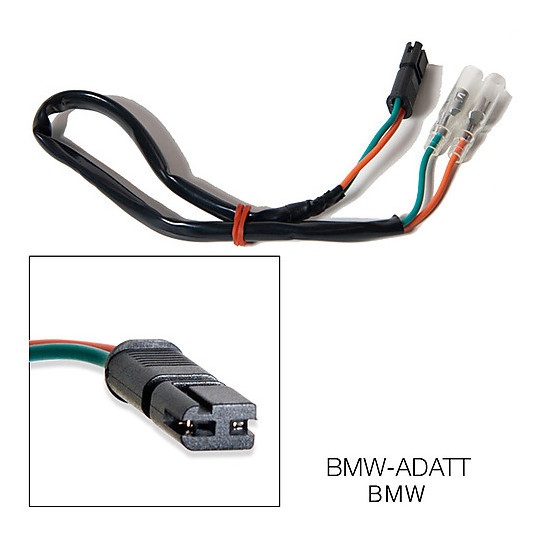 Kit Coppia Adattatori Cavi Per Frecce Barracuda Moto BMW