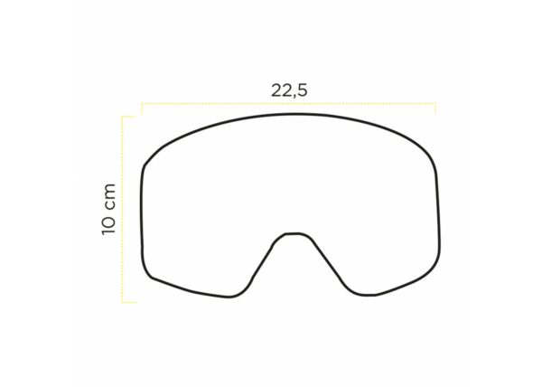 MAG02 - MASCHERA MAGNETICA NERO ARANCIO