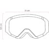 MASCHERA MASCHERINA ENDURO CROSS ETHEN DIRT ZEROCINQUE 05 PRIMIS MX0585 GIALLO FLUO
