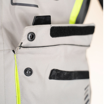 Giacca Moto Everest GMS beige-nero-giallo 3 in 1