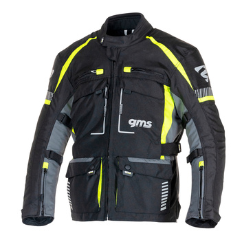 Giacca Moto Everest GMS nero-antracite-giallo 3 in 1