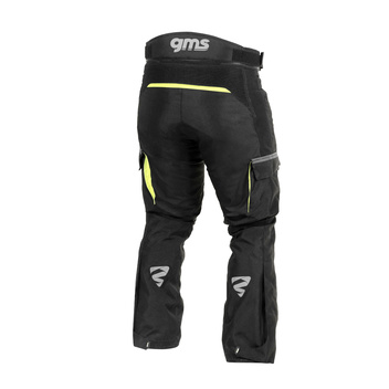 Pantaloni Moto Everest GMS nero-antracite-giallo
