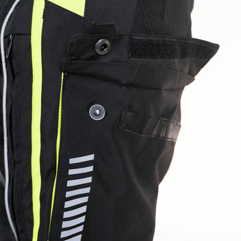 Pantaloni Moto Everest GMS nero-antracite-giallo