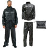 Set Antipioggia Sportivo Giacca e Pantalone Tj Marvin E34 Nero (2pz.)