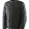 Giacca MOTO Tessuto OJ J225 MUST Nero Impermeabile Imbottitura Termica Removibile CLASS AA