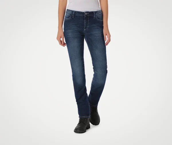 Pantaloni JEANS MOTO PMJ NEW RIDER LADY BLUE