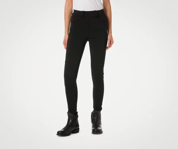 JEANS MOTO DONNA PMJ  SPRING NERO AA